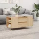 Sonoma tölgy színű szerelt fa dohányzóasztal 102 x 44,5 x 50 cm