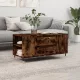 Füstös tölgy színű szerelt fa dohányzóasztal 102x44,5x50 cm