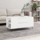 Fehér szerelt fa dohányzóasztal 102x44,5x50 cm