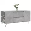 Betonszürke szerelt fa dohányzóasztal 102x44,5x50 cm