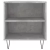 Betonszürke szerelt fa dohányzóasztal 102x44,5x50 cm