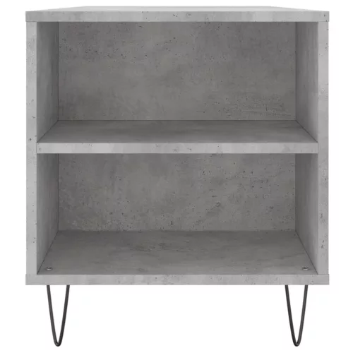 Betonszürke szerelt fa dohányzóasztal 102x44,5x50 cm