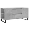 Betonszürke szerelt fa dohányzóasztal 102x44,5x50 cm
