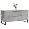 Betonszürke szerelt fa dohányzóasztal 102x44,5x50 cm