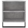 Betonszürke szerelt fa dohányzóasztal 102x44,5x50 cm