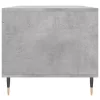 Betonszürke szerelt fa dohányzóasztal 90x49x45 cm