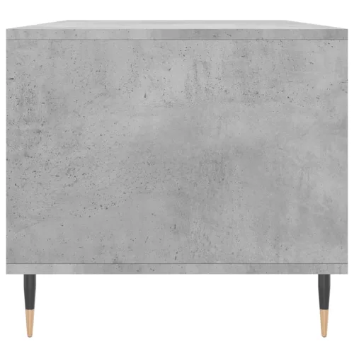 Betonszürke szerelt fa dohányzóasztal 90x49x45 cm