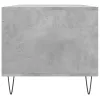 Betonszürke szerelt fa dohányzóasztal 90x49x45 cm