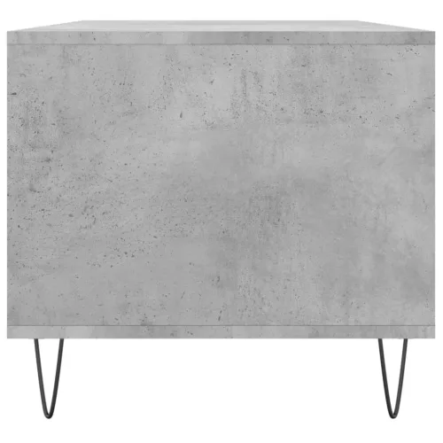 Betonszürke szerelt fa dohányzóasztal 90x49x45 cm