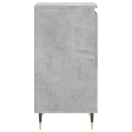 Betonszürke szerelt fa tálalószekrény 40 x 35 x 70 cm