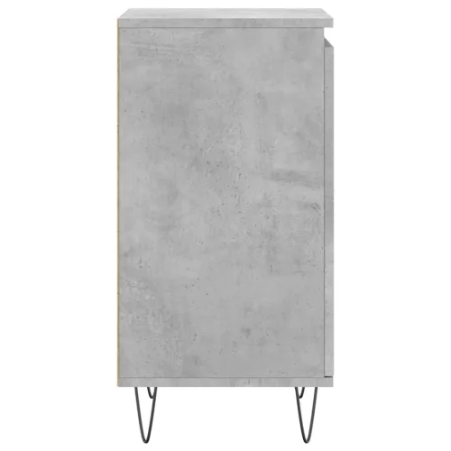 Betonszürke szerelt fa tálalószekrény 40 x 35 x 70 cm