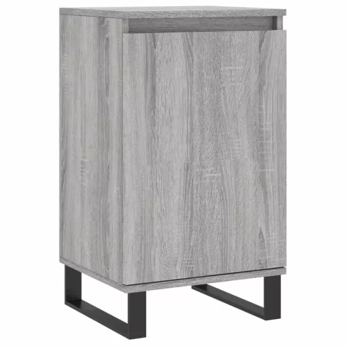 Szürke sonoma színű szerelt fa tálalószekrény 40 x 35 x 70 cm