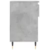 Betonszürke szerelt fa cipőszekrény 102x36x60 cm