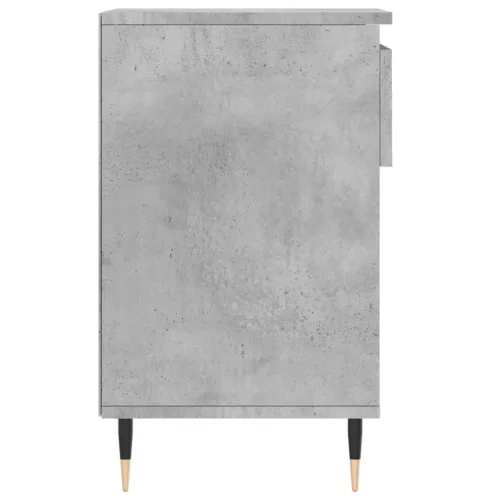 Betonszürke szerelt fa cipőszekrény 102x36x60 cm
