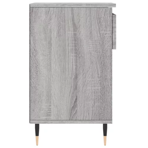 Szürke sonoma színű szerelt fa cipősszekrény 102x36x60 cm