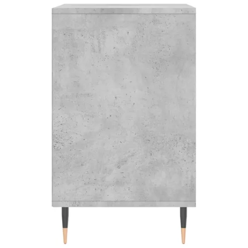 Betonszürke szerelt fa cipőszekrény 102x36x60 cm