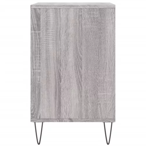 Szürke sonoma színű szerelt fa cipősszekrény 102x36x60 cm
