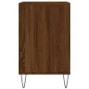 Barna tölgyszínű szerelt fa cipősszekrény 102x36x60 cm