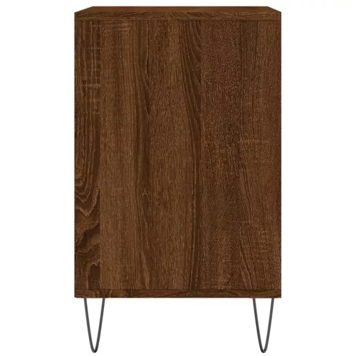 Barna tölgyszínű szerelt fa cipősszekrény 102x36x60 cm