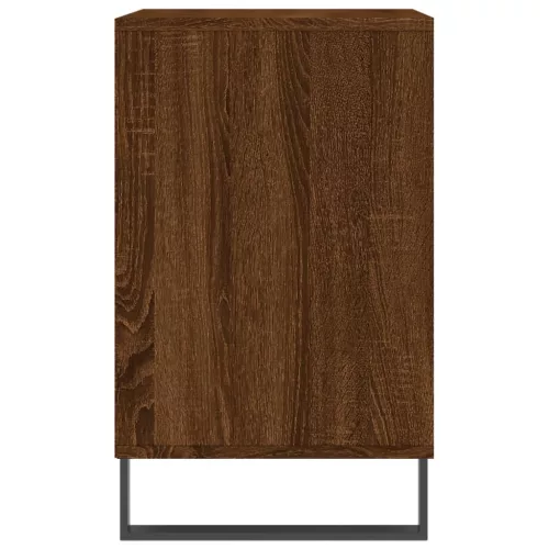 Barna tölgyszínű szerelt fa cipősszekrény 102x36x60 cm