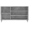 Betonszürke szerelt fa cipőszekrény 102x36x60 cm