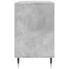 Betonszürke szerelt fa cipőszekrény 102x36x60 cm