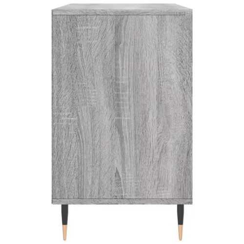Szürke sonoma színű szerelt fa cipősszekrény 102x36x60 cm