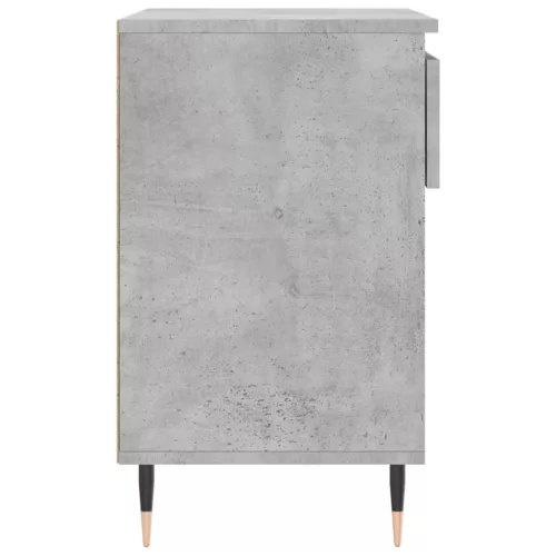 Betonszürke szerelt fa cipőszekrény 70x36x60 cm