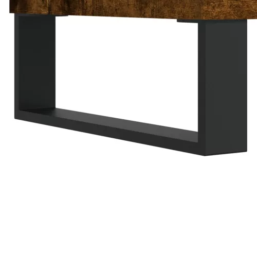 Füstös tölgy színű szerelt fa magasszekrény 60 x 36 x 110 cm