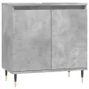 Betonszürke szerelt fa fürdőszobaszekrény 58x33x60 cm