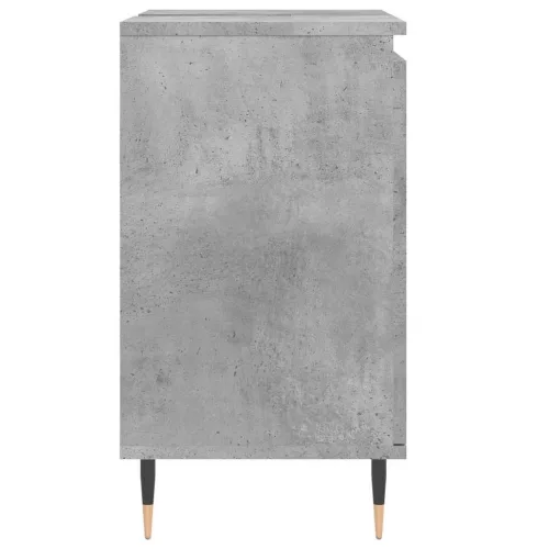 Betonszürke szerelt fa fürdőszobaszekrény 58x33x60 cm
