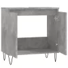 Betonszürke szerelt fa fürdőszobaszekrény 58x33x60 cm