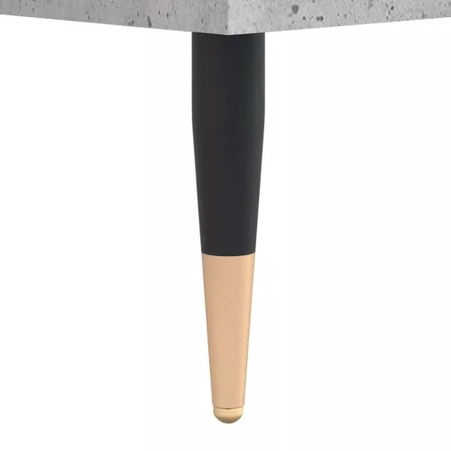 Betonszürke szerelt fa fürdőszobaszekrény 65 x 33 x 60 cm
