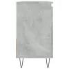 Betonszürke szerelt fa fürdőszobaszekrény 65 x 33 x 60 cm