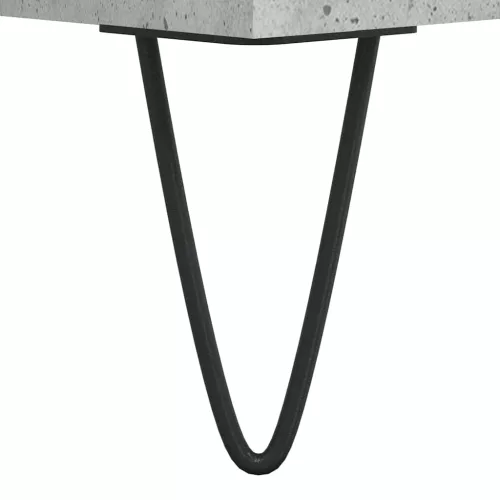 Betonszürke szerelt fa fürdőszobaszekrény 65 x 33 x 60 cm
