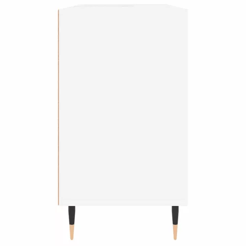 Fehér szerelt fa mosdószekrény 80 x 33 x 60 cm