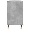 Betonszürke szerelt fa fürdőszobaszekrény 80 x 33 x 60 cm