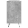 Betonszürke szerelt fa fürdőszobaszekrény 80 x 33 x 60 cm