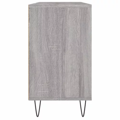 Szürke sonoma színű szerelt fa mosdószekrény 80 x 33 x 60 cm