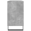 Betonszürke szerelt fa fürdőszobaszekrény 80 x 33 x 60 cm