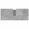 Betonszürke szerelt fa fürdőszobaszekrény 80 x 33 x 60 cm