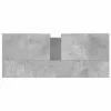 Betonszürke szerelt fa fürdőszobaszekrény 80 x 33 x 60 cm