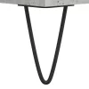 Betonszürke szerelt fa fürdőszobaszekrény 80 x 33 x 60 cm