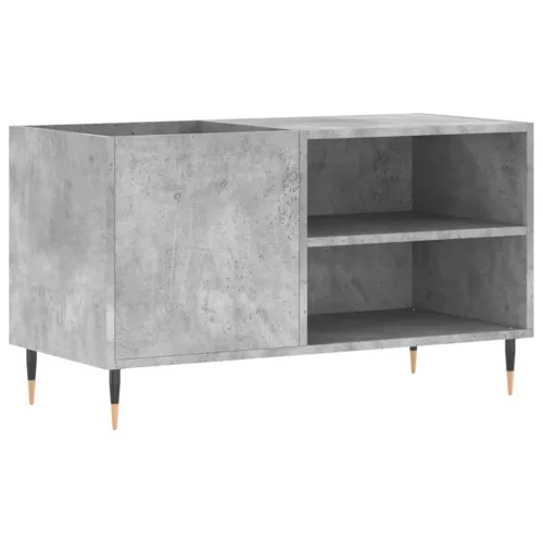 Betonszürke szerelt fa hanglemezszekrény 85x38x48 cm