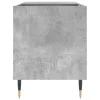 Betonszürke szerelt fa hanglemezszekrény 85x38x48 cm