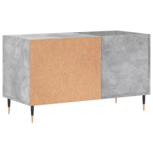 Betonszürke szerelt fa hanglemezszekrény 85x38x48 cm