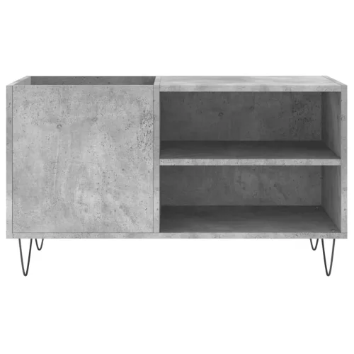 Betonszürke szerelt fa hanglemezszekrény 85x38x48 cm