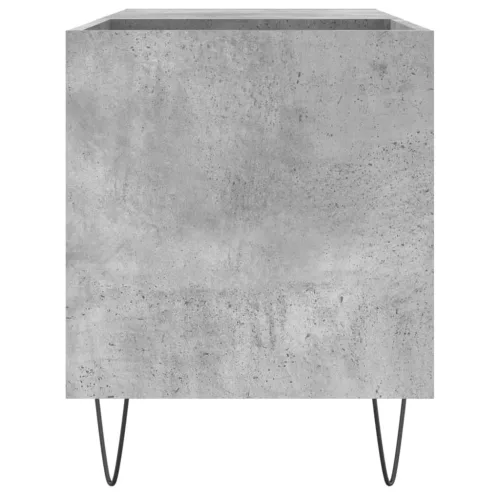 Betonszürke szerelt fa hanglemezszekrény 85x38x48 cm