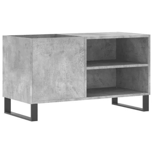 Betonszürke szerelt fa hanglemezszekrény 85x38x48 cm