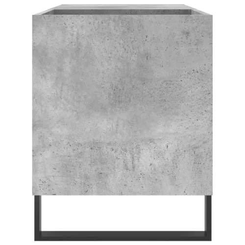 Betonszürke szerelt fa hanglemezszekrény 85x38x48 cm